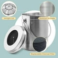 thumbnail image 5 of EPICA Countertop Compost Bin Kitchen | 1.3 Gallon | Odorless Composting Bin with Carbon Filters | Indoor Compost Bin with Lid | Stainless Steel Kitchen Composter for Food Scraps & Waste Recycling, 5 of 8