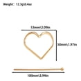 thumbnail image 5 of Hollow Smooth Love Heart Hair Pins Clip,Fashion Cute All-Match Hairpin Side Clamp Liu Hai Horse Tail Clip Arrow Hairpin for Women, 5 of 5