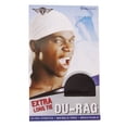 thumbnail image 2 of Wrinkle Free Extra Long Du-Rag - Black, 2 of 2