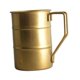 thumbnail image 1 of Taza de cerveza reutilizable para camping, versátil y duradera. Taza de café práctica y portátil. dorado, 1 of 9