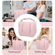 thumbnail image 5 of Hukapapa Bolsa de lavado colgante de poliéster compuesto, gancho de viaje, bolsa de almacenamiento portátil, bolsa de cosméticos portátil, color rosa, 5 of 5