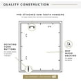 thumbnail image 2 of MCS Studio Gallery 20x24 Matted to 16x20 Poster Frame Black Woodgrain, Vertical & Horizontal Wall Hanging Large Picture Frame for Photos, Posters & Art Prints (1-Pack), 2 of 7