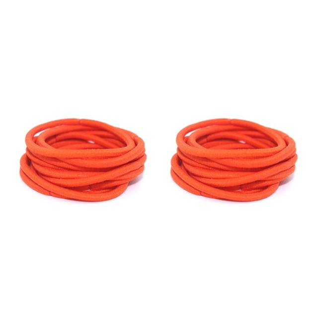 Bandas para el cabello Minnieouse 10 piezas Naranja accesorios de alta elasticidad