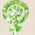 thumbnail image 2 of CafePress - Feminist Symbol Green Leaves Tote Bag - Unisex Canvas Tote Bag, Beige, 1-Piece, 2 of 7