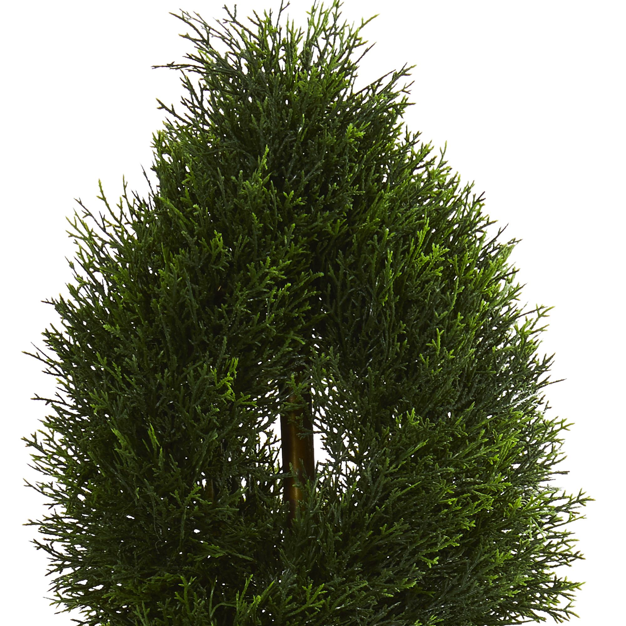 Nearly Natural 36" Double Pond Cypress Spiral Artificial Topiary, Green
