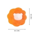 thumbnail image 5 of Anti-Tangle Reusable Laundry Balls for Pet Hair and Lint, 2-Pack, Blue and Orange, 5 of 5