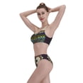 thumbnail image 5 of Daiia Boho Owl printed 2 piece Swimsuit Bikinis for Women High Waisted Racerback Bathing Suits Summer Tummy Control Scoop Neck Swimwear-X-Large, 5 of 8
