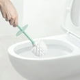 thumbnail image 5 of Mainstays Basic Plastic Toilet Bowl Brush Holder Clearly Aqua, 5 of 5