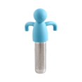 thumbnail image 1 of Théière Ample Filtre en Acier Inoxydable Diffuseur de Thé pour Théière Passoire en Silicone Mignon Petit Homme Thé Paresseux, 1 of 7