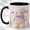 Black, variant on Cute Lamb Coffee Mug, Plush Sheep Mug for Girls and Women, Kawaii Lamb with Purple Bow and Flowers, Baby Animal Gift, Ceramic 11 Oz Cup