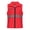Red, variant on Women's Breathable Mesh Fishing Hiking Travel Vest Jacket with Pockets Casual Outdoor Photography Riding Hunting Kayaking Waistcoat, Green XL