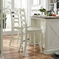 thumbnail image 2 of Homestyles Seaside Lodge Wood Counter Stool in Off White, 2 of 11