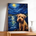 thumbnail image 3 of Barbado Da Terceira Dog Art Print Poster, Wall art Painting Decor, Starry Night Van Gogh Art Home Decor Artwork For Bedroom Living Room Bathroom Decor, 3 of 5