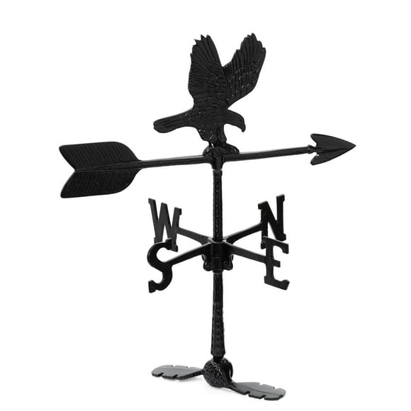 Klassen Bronze Girouette en Aluminium Aigle, Noir