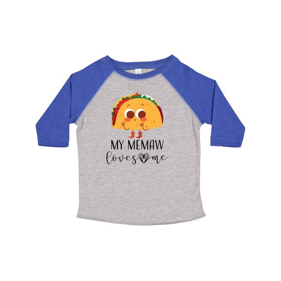 Inktastic Kawaii Taco My Memaw Loves Me Boys or Girls Toddler T-Shirt