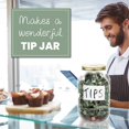 thumbnail image 4 of Tarro para monedas KitchenToolz de vidrio con tapa ranurada de 3,8 L, dorado, 4 of 7