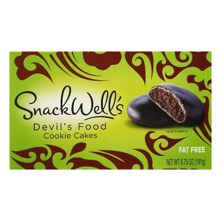 Snack Wells Devil's Food Cookie Cakes, 6.75 OZ (Pack of