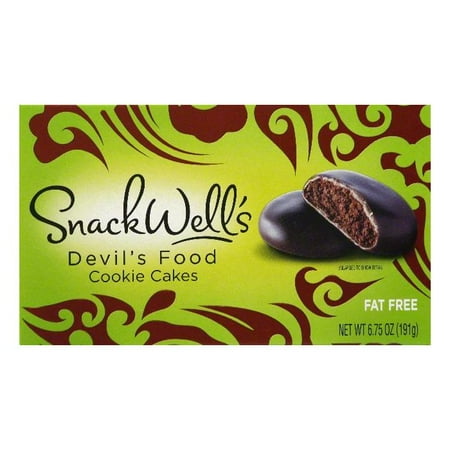 Wedding Cake Cookie - Snack Wells Devil's Food Cookie Cakes, 6.75 OZ (Pack of 12)