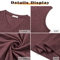thumbnail image 4 of MOSHU 3 Pack Tank Tops for Women Plus Size V Neck Shirts Sleeveless Women Shirts Flowy Loose Fit Tops Summer Outfits, 4 of 8