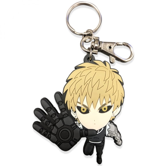 One Punch Man Genos Perspective Blast PVC Keychain