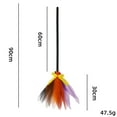 thumbnail image 2 of JLFNYA Magical Halloween Witches Brooms, Halloween Decoration Witch Flying Broomstick, Halloween Wooden Witch’s Broom, for Indoor Outdoor Porch Yard Party Home Decor, Halloween Porch Decorations, 2 of 7