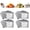 M, variant on 2026 New Reusable Aluminum Foil Sealable Storage Bags, Upgrade Resealable Vacuum Zipper Pouches with Label, Stand Up Foil Sealable Bags for Freezer, Grilling, Food Storage, Vegetable & Meat (10, M)