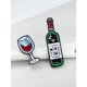 thumbnail image 2 of Broche Pin para Mujer Botella Esmalte Solapa Insignias Fiesta Casual Broches, 2 of 9