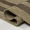 thumbnail image 5 of JONATHAN Y Frenzy Easy Jute Minimalist Boho Inset Border Natural/Brown 3 ft. x 5 ft. Indoor/Outdoor Area Rug, 5 of 7