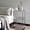 Clear#2, variant on pstuiky Clear Acrylic Rolling Storage Cart with 3 Tier Slim Design Narrow Multi-Function Trolley with Wheels Space Saving Organizer for Kitchen Bathroom Laundry Room Small Spaces
