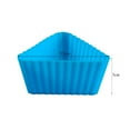 thumbnail image 3 of MasteelfCA Moule à Mini-Cupcake en Silicone Triangle Réutilisable (Couleur Aléatoire), 3 of 7