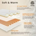 thumbnail image 4 of Blunique Electric Heated Mattress Pad Twin Size Heating Blanket Bed Heater Warmer, 39 x 75 inch White, 4 of 10