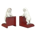 thumbnail image 3 of Design Toscano Over the Fence Bulldog Cast Iron Sculptural Bookend Pair, 3 of 3