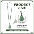 thumbnail image 2 of Collar con colgante de Maitreya de 2 colores, colgante de jade, cadena de cuentas, amuleto de la suerte, joyería, regalo para hombres y mujeres., 2 of 9