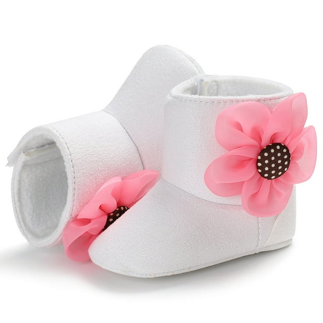 Kmbangi Bottes de Neige Confortables Antidérapantes pour Bébé Fille