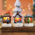 thumbnail image 3 of Casa Pequeña de Resina Navideña Decoración de Mostrador de Centro Comercial de Hotel Navideño Regalo de Navidad para Niños C, 3 of 7