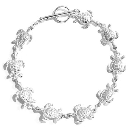 Lc Sterling Silver Sea Turtle Bracelet 7 50 In Sterling Silver Sea Turtle Bracelet 7 50 In
