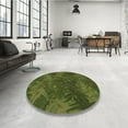 thumbnail image 4 of Ahgly Company Machine Washable Indoor Rectangle Transitional Dark Forest Green Area Rugs, 2' x 3', 4 of 7