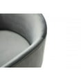 thumbnail image 4 of Gray Velvet Brass Modern Dining Chair, 4 of 9