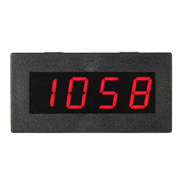 Digital Tachometer, 0.56 Inch 4 Digital LED Display RPM Speed Meter with Hall Magnet Sensor, for Motor Lathe Conveyor Belt Frequency Measurement 5 to 9999 RPM