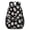 Baseballs Piles Black Pattern, variant on Baseballs and Crossed Bats Pale Yellow 17" Waterproof Oxford School Backpacks for Teens, S-Shape Padded Straps, for School, Travel, Hiking, Camping