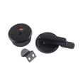 thumbnail image 3 of Cerradura de privacidad para puerta de baño Cerradura de privacidad para puerta de baño Portátil Interior Estable WC negro, 3 of 9
