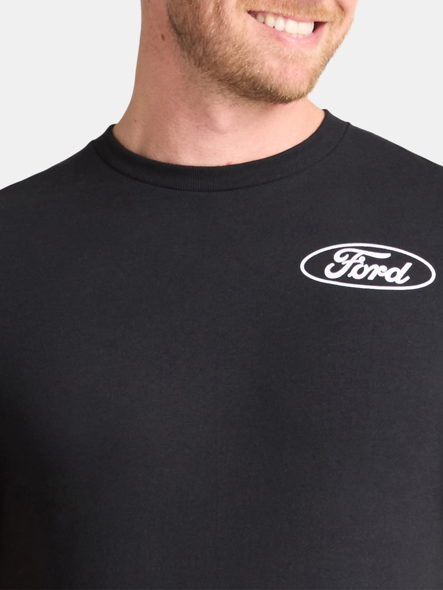 Ford Bronco Men's and Big Men's Cotton Graphic Tee, Sizes S-3XL
