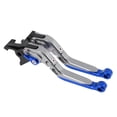 thumbnail image 1 of Palancas de freno y embrague cortas y largas Unique Bargains para Honda Rebel/CMX 500/300 17-21, palanca de freno ajustable de motocicleta de aleación de aluminio con mango de titanio y extremo azul, 1 of 7