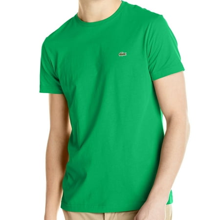 Pima Crewneck Tee - Lacoste NEW Green Mens Size 3XL Logo Crewneck Pima Cotton T-Shirt