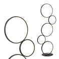 thumbnail image 2 of JONATHAN Y Pluto Stacked Circles 45" 5-Light Contemporary Modern Iron/Aluminum Integrated LED Floor Lamp, Black, JYL7103A, 2 of 6