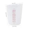 thumbnail image 4 of BESTOYARD Silicone Measuring Beaker White Liquid Container with Visible Graduations for Precise Baking, 4 of 6