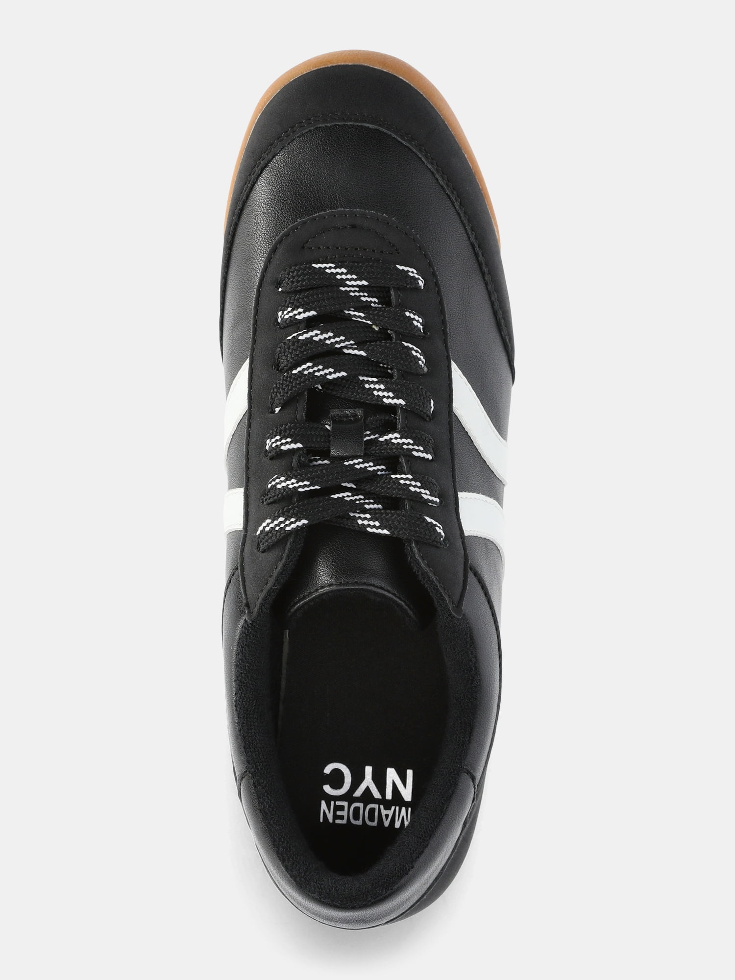 Madden NYC Women's Gum Sole Lace-up Low Sneakers