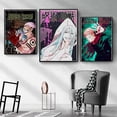 thumbnail image 4 of 1 póster de Jujutsu Kaisen retro japonés clásico de anime vintage, impresión en papel para el hogar, dormitorio, entrada, bar, cafetería, pintura artística decorativa, 4 of 5