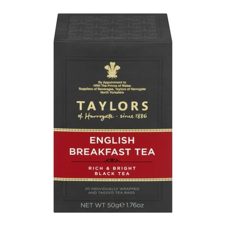 (2 Pack) Taylors Of Harrogate English Breakfast Black Tea - 20 CT20.0