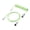 Green, variant on Spirals Coiled USB A To Type C Cable For Mechanical Keyboard With Retractable Design And Braided Cover